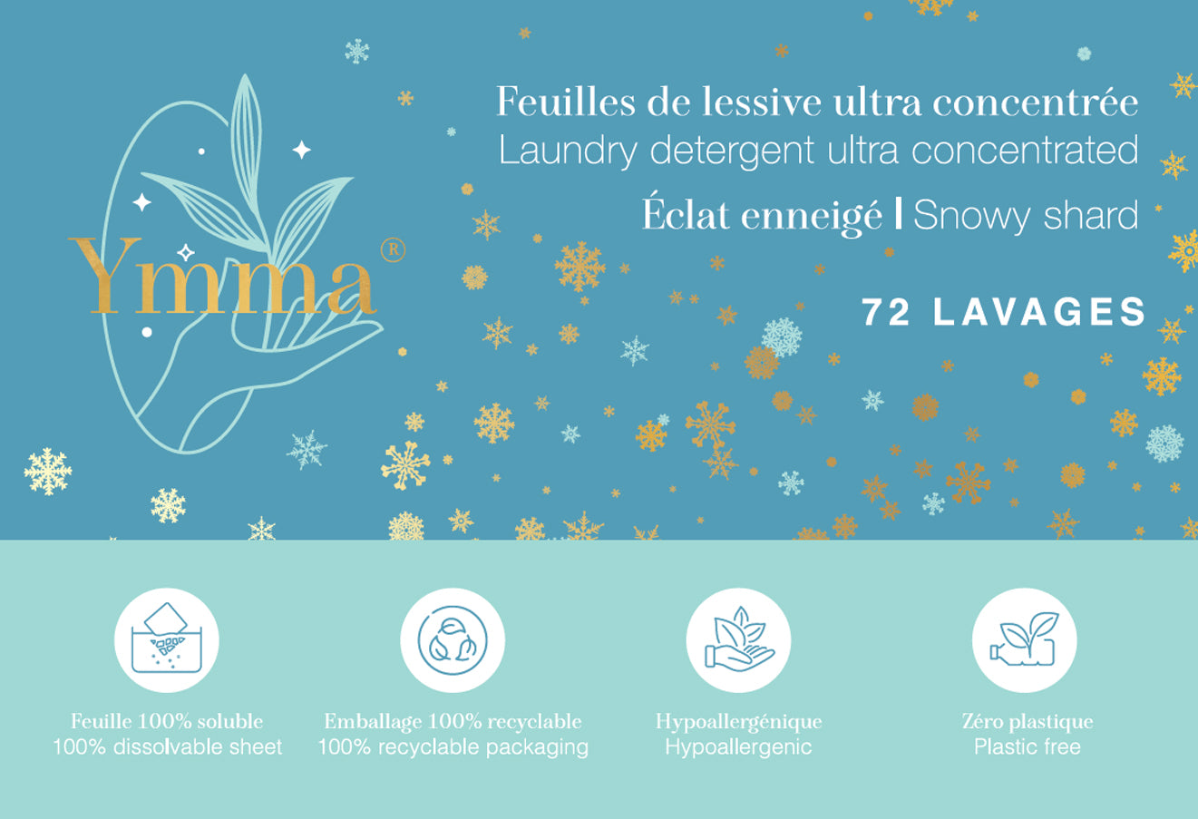 Feuille de lessive ultra-concentrée - 72 lavages